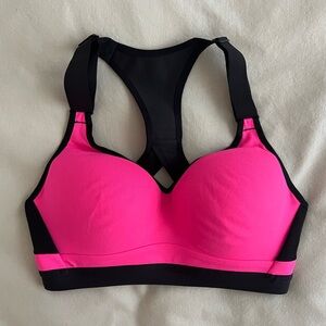 Victoria’s Secret Sport Black and Pink Women's Padded Sports Bra